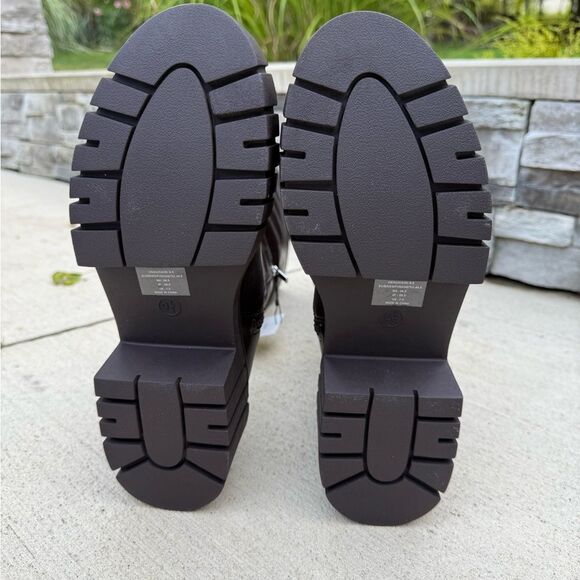 The Drop Plateaustiefel für Damen, Kennedy Stollensohle Schlupf-Design, NWT - Picture 5 of 6